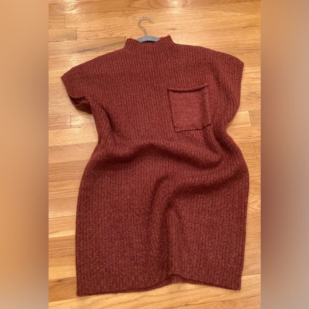 Sweater Dress by Entro Burgundy size small